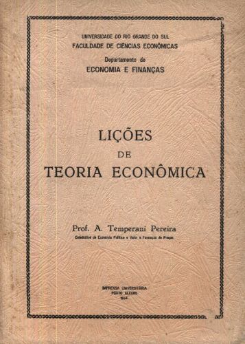 Lições de Teoria Econômica