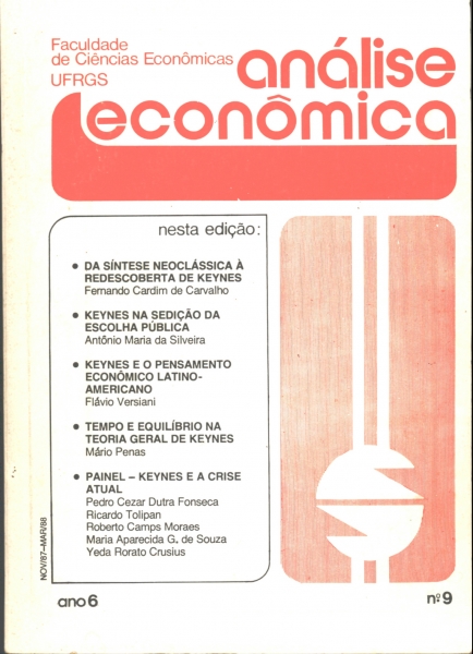 Análise Econômica (Ano 6, Nº 9)