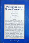 Pesquisando com o Método Psicanalítico