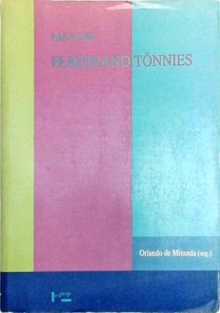 Para ler Ferdinand Tonnies