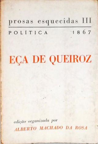 Eça de Queiroz - Prosas Esquecidas III