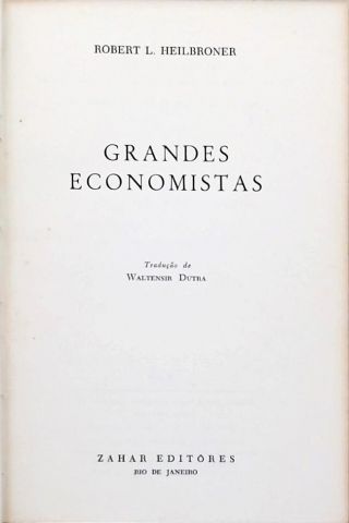 Grandes Economistas