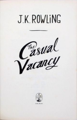 The Casual Vacancy