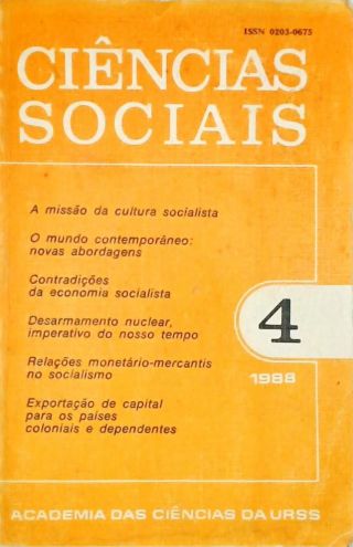 Ciências Sociais - Vol. 4