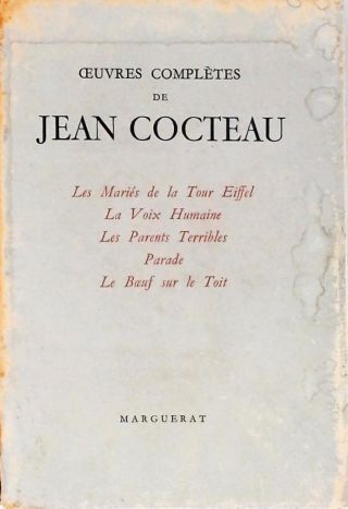 Ouevres Complètes de Jean Cocteau