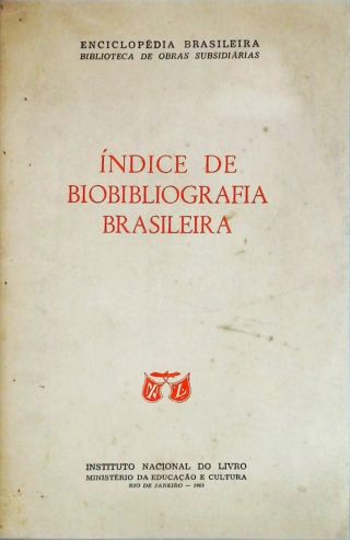 Indice de Biobibliografia Brasileira