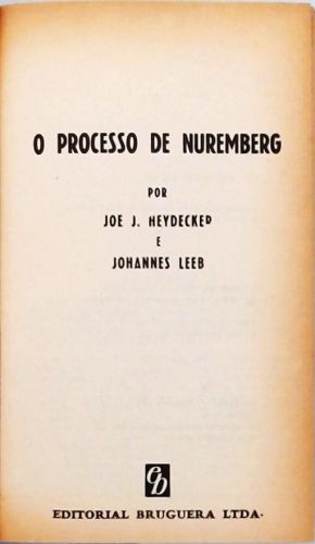 O Processo de Nuremberg