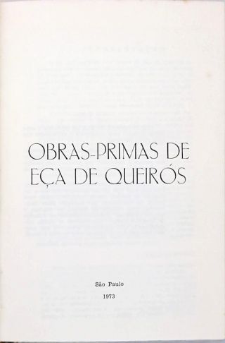 Obras-Primas de Eça De Queirós - Primo Basílio