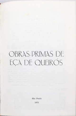 Obras-Primas De Eça De Queirós - A Cidade E As Serras