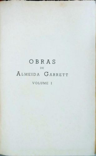 Obras de Almeida Garrett - Em 2 Volúmes
