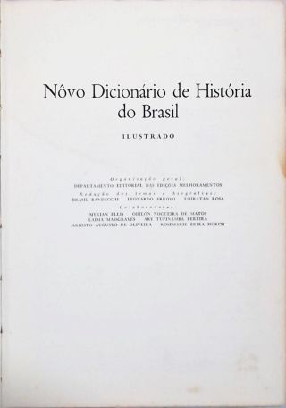 Novo Dicionário de História do Brasil Ilustrado