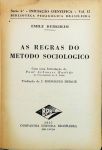 As Regras do Método Sociológico