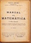 Manual de Matemática - 1ª Série Ginasial