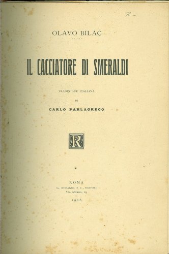 Il Cacciatore di Smeraldi (O Caçador de Esmeraldas)