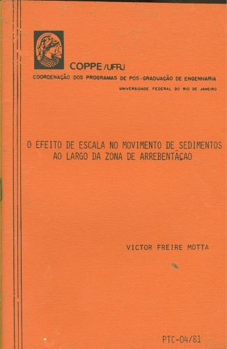 O Efeito de Escala no Movimento de Sedimentos ao Largo da Zona de Arrebentação