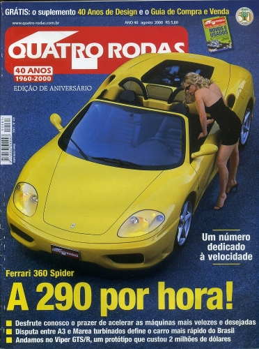 Revista Quatro Rodas (agosto - 2000)