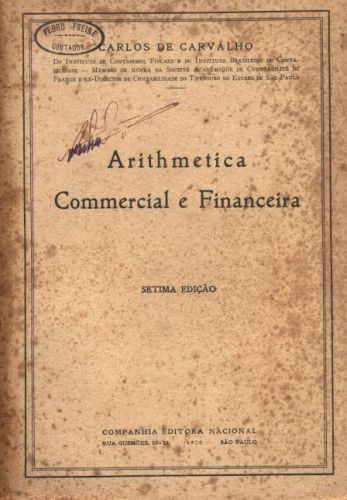 Arithmetica Commercial e Financeira