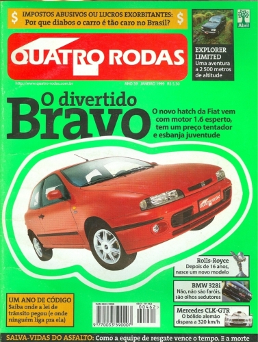 Revista Quatro Rodas (Janeiro - 1999)