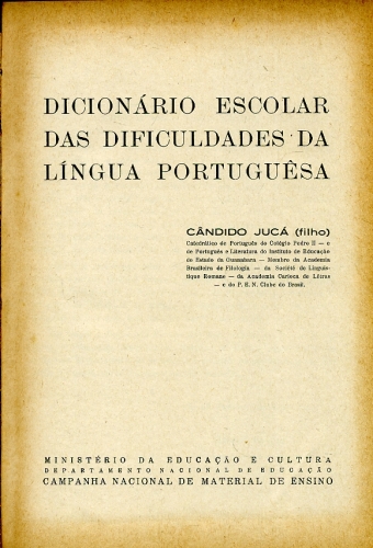 Dicionário Escolar das Dificuldades da Língua Portuguêsa