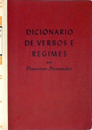 Dicionário de Verbos e Regimes