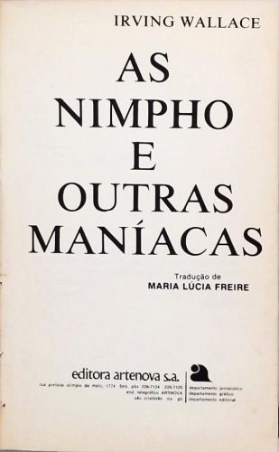 As Nimpho E Outras Maniacas