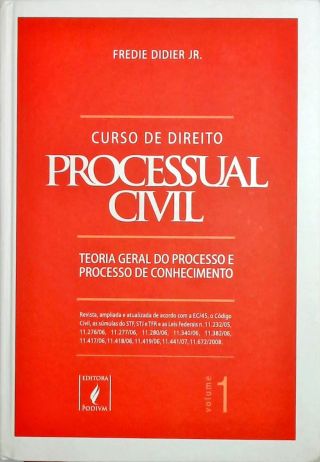 Curso de Direito Processual Civil - Vol. 1