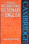Cambridge - Internacional Dictionary Of English