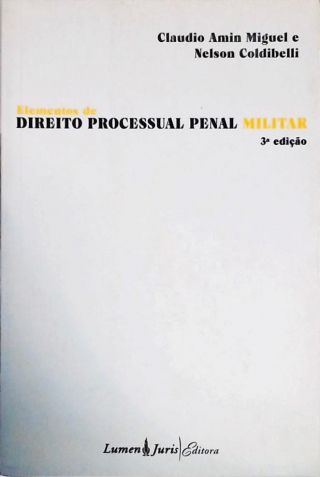 Elementos de  De Direito Processual Penal Militar