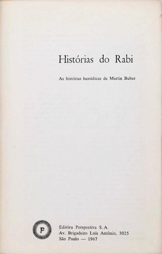 Histórias Do Rabi