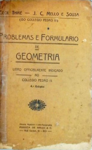 Problemas e formulario de geometria