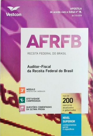 AFRFB - Auditor-Fiscal da Receita Federal do Brasil - Módulo 3