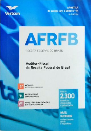 AFRFB - Auditor-Fiscal da Receita Federal do Brasil