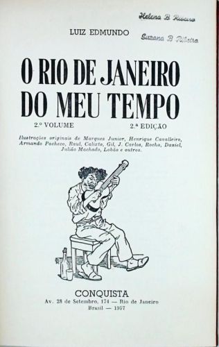 O Rio de Janeiro do Meu Tempo - Vol. 2