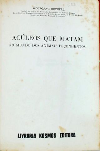 Acúleos que Matam