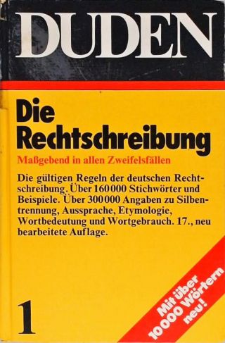 Duden - Rechtschereibung - Vol. 1