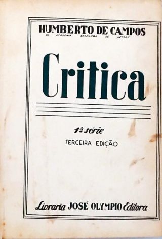 Crítica - Primeira Série