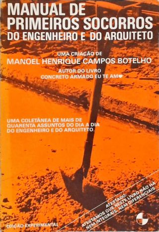 Manual De Primeiros Socorros Do Engenheiro E Do Arquiteto