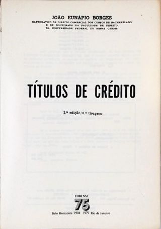 Títulos de Crédito