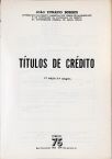 Títulos de Crédito