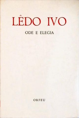 Ode e Elegia (Autografado)