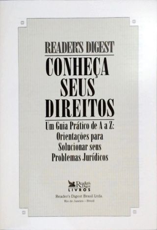 Conheça Seus Direitos - Um Guia Prático de A a Z