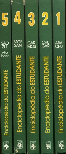 Enciclopédia do Estudante (Em 5 volumes)