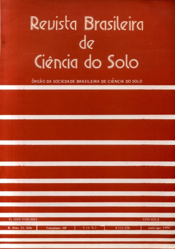 Revista Brasileira de Ciência do Solo ( Vol. 14, nº 2)
