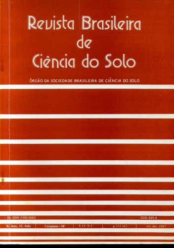 Revista Brasileira de Ciência do Solo ( Vol. 11, nº 3)