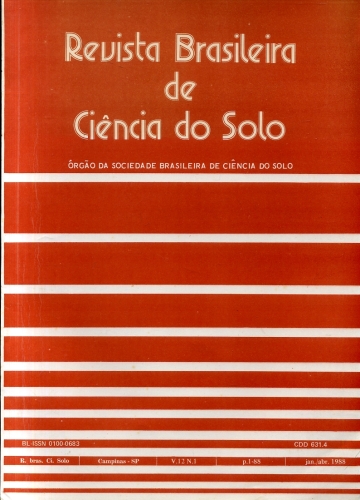 Revista Brasileira de Ciência do Solo (Vol. 12, nº1)
