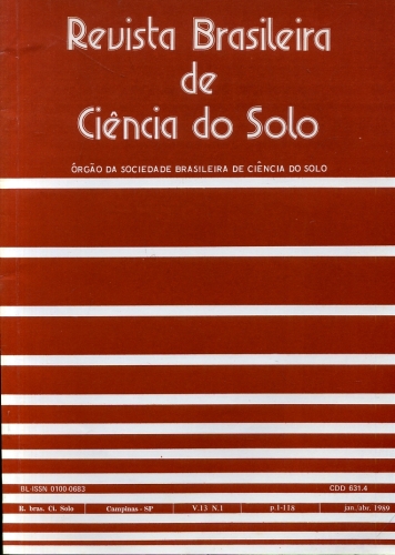 Revista Brasileira de Ciência do Solo ( vol. 14, nº 3)