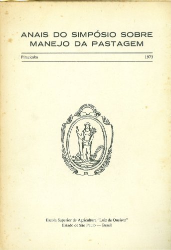 Anais do Simpósio Sobre Manejo da Pastagem