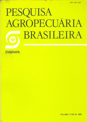 Pesquisa Agropecuária Brasileira (Vol. 17 Nº 9)