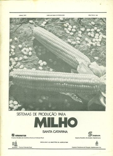 Sistemas de Produção para Milho