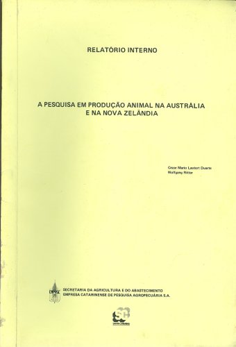 A Pesquisa em Produção Animal na Austrália e na Nova Zelândia